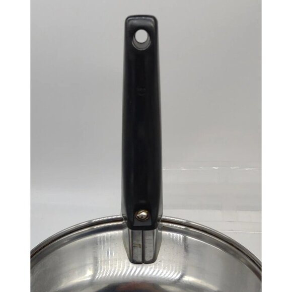 Vintage FLINT WARE-EKCO Stainless Steel 10" SKILLET Frying Pan with Lid USA - Picture 11 of 12